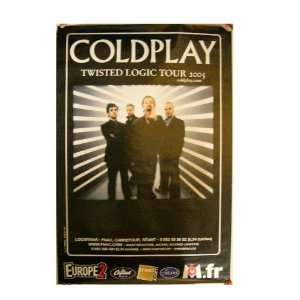 Coldplay Poster Europe Concert Cold Play Band Shot 2005