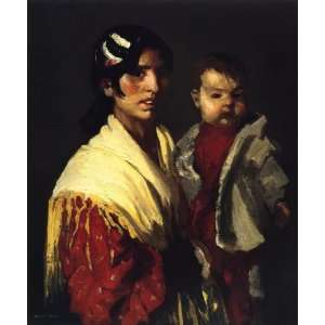   Henri   24 x 28 inches   Maria y Consuelo (Gitana)