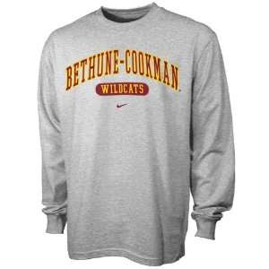  Nike Bethune Cookman Wildcats Ash Arch Lettering Long 