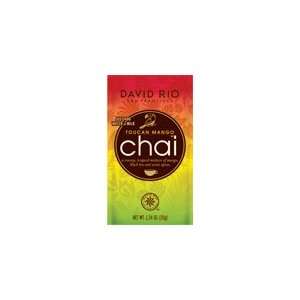 David Rio Toucan Mango Chai 12 single serve packets  
