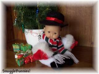 awwww sweet lil baby snowman set for your 5 berenguer baby doll or 