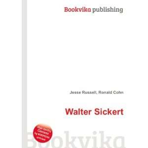  Walter Sickert Ronald Cohn Jesse Russell Books