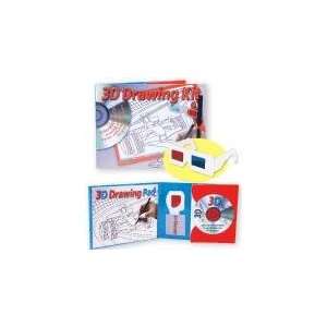  3D Drawing Kit With Interactive CD and 3D Glasses Toys 