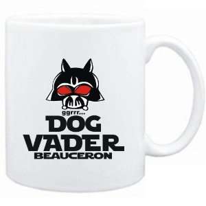    Mug White  DOG VADER  Beauceron  Dogs