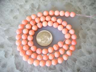 AAA Top Quality Pink Coral 6mm Round Bead 65 Beads 16  