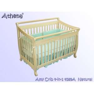  The Alice 4 in 1 Crib in Natural By Athena Baby