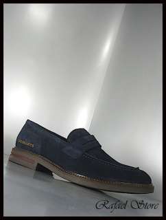   Shoes Loafers BRIMARTS Galizio Torresi Suede Blue New Luxury  