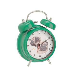  Pug Double Bell Dog Alarm Clock