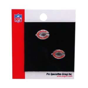 Chicago Bears Stainless Steel Post Earrings Team Logo 