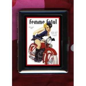  Femme Fatal Vintage Pulp Novel Cover Retro ID CIGARETTE 