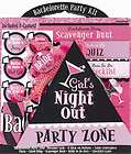 Bachelorette Party / Girls Night Out Table Decorating Kit Pink