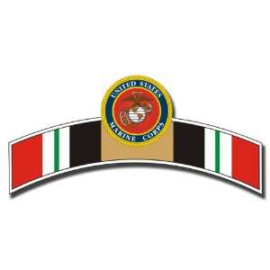  United States Marine Corps Iraq Ribbon Decal Sticker 3.8 