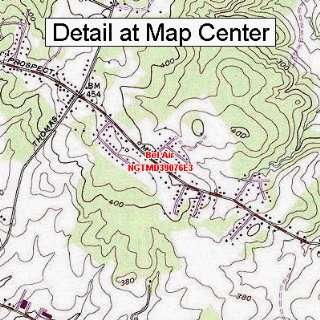 USGS Topographic Quadrangle Map   Bel Air, Maryland (Folded/Waterproof 