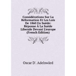   Devant Leurope (French Edition) Oscar D. AdelswÃ¤rd Books
