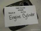 1986 86 Honda XR 80 XR80 Engine Cylinder