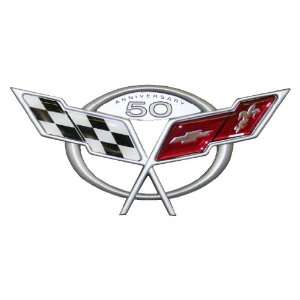  Corvette Metal Sign COR50TH   C5   PhotoSTEEL