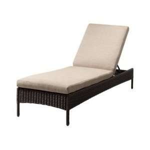  Belvedere Patio Collection Chaise Lounge   Dark Brown 