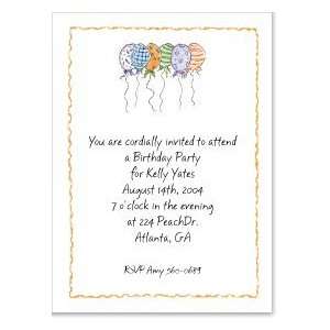  Balloon Bunch Party Invitation Toys & Games