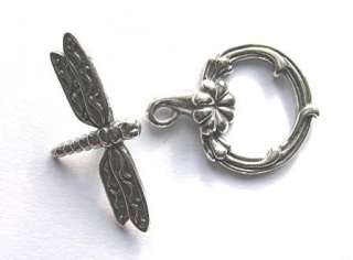 Bali Sterling Silver Dragonfly Toggle Clasp  