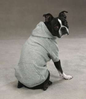 Zack & zoey DOG PUPPY Hoodie Sweatshirt HEATHER GRAY Sweater Shirt 
