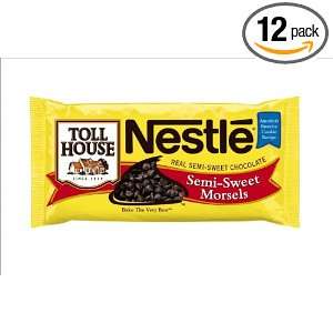 Nestle Toll House Semi Sweet Chocolate Morsels, 24 Ounce Packages 