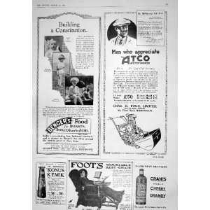  1925 ADVERTISEMENT ATCO MOTOR MOWER BENGERS FOOD CHAIR 