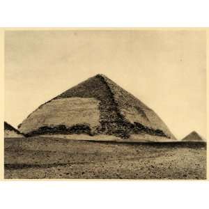  1929 Egypt Bent Pyramid Dahshur Necropolis Sneferu 