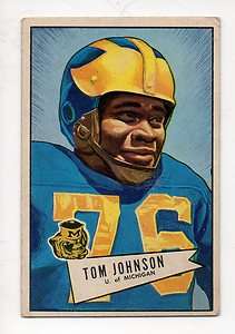 1952 Bowman Small #90 Tom Johnson Green Bay Packers  
