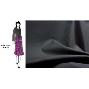  VF116 15 Agnes Noir   Black Stretch Wool Micro Gabardine 