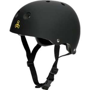  Triple 8 (Cpsc) Helmet Black Rubber S/M