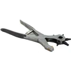  Rotary Leather Hole Punch Pliers Leathercraft Belt Tool 