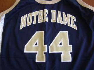 Notre Dame Basketball Game Used Jersey #44  