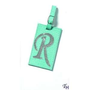  Russ Berrie Du Jour Initial Luggage Tag   Letter R 