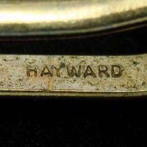 Banded Agate Cuff Links Vintage Toggle Backs Hayward  