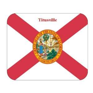  US State Flag   Titusville, Florida (FL) Mouse Pad 