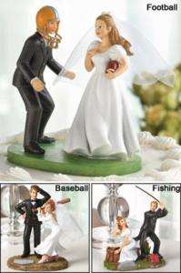 Humorous Wedding Sports Cake Topper Figurine *MUST SEE*  