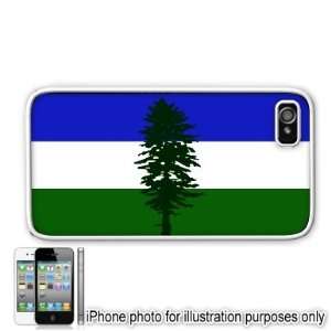  Cascadia Cascadian Flag Apple Iphone 4 4s Case Cover White 