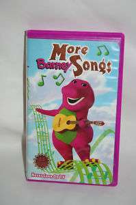 Barney More Barney Songs (VHS, 1999) 045986020413  