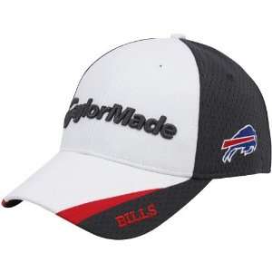 TaylorMade Buffalo Bills White Charcoal 2010 NFL Golf Adjustable Hat 