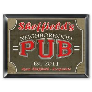  Neighborhood Pub Sign Personalized