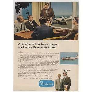   1969 Beechcraft Baron Airplane Smart Business Print Ad