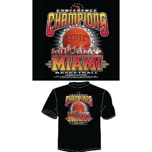   2011 Miami Conference Champions Black T Shirt