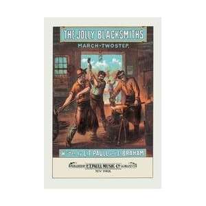  The Jolly Blacksmiths March Two Step 24x36 Giclee