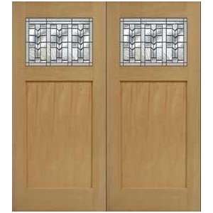 Exterior Door Craftsman Tianna One Panel One Lite Pair (Single also 
