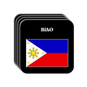  Philippines   BIAO Set of 4 Mini Mousepad Coasters 