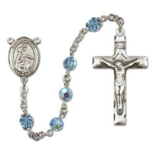  St. Isabella of Portugal Aqua Rosary Jewelry