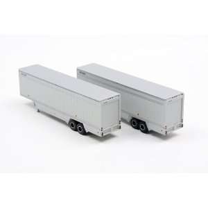   Scale Plain 40 Ft. Parcel Trailers Set Of Two (27952) Toys & Games