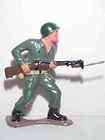 marx 1960 s wow wwii us army combat soldier bayoneting
