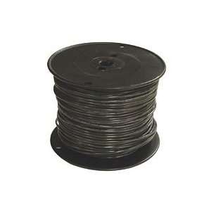  12 AWG Black Solid THHN Single Wire, 500