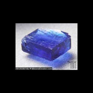   BLUE HALITE (SALT) NEW MEXICO MINERALS CRYSTALS ROCKS GEMS THN  
